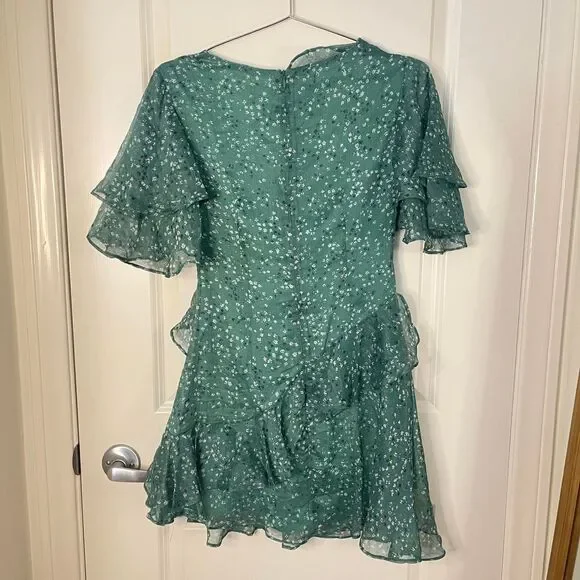 Keepsake the label Green floral mini dress - Picture 6 of 6